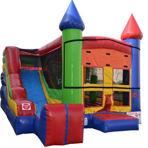 Bouncy Castle Moonbounce Slide Combo